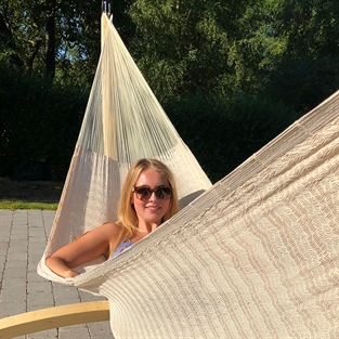 Siesta Mexicana - Familienhängematte EXTRA naturweiß Nr. G6 